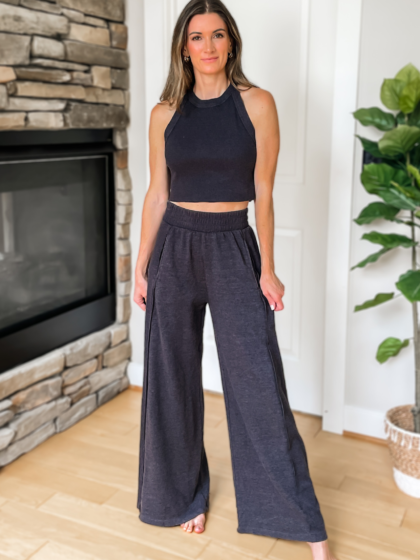 On The Go Lounge Set - Charcoal